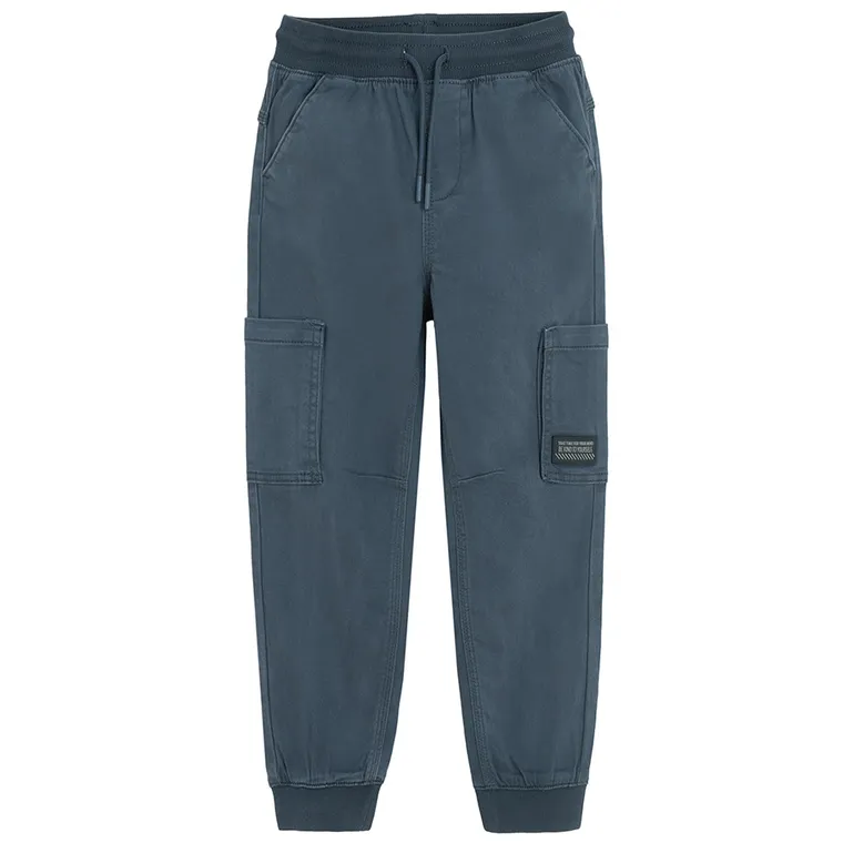 Cool Club, Pantaloni din material textil pentru baieti, jogger, albastru