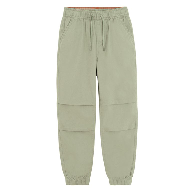 Cool Club, Pantaloni din material textil pentru baieti, jogger, kaki