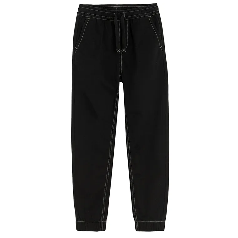 Cool Club, Pantaloni din material textil pentru baieti, negru