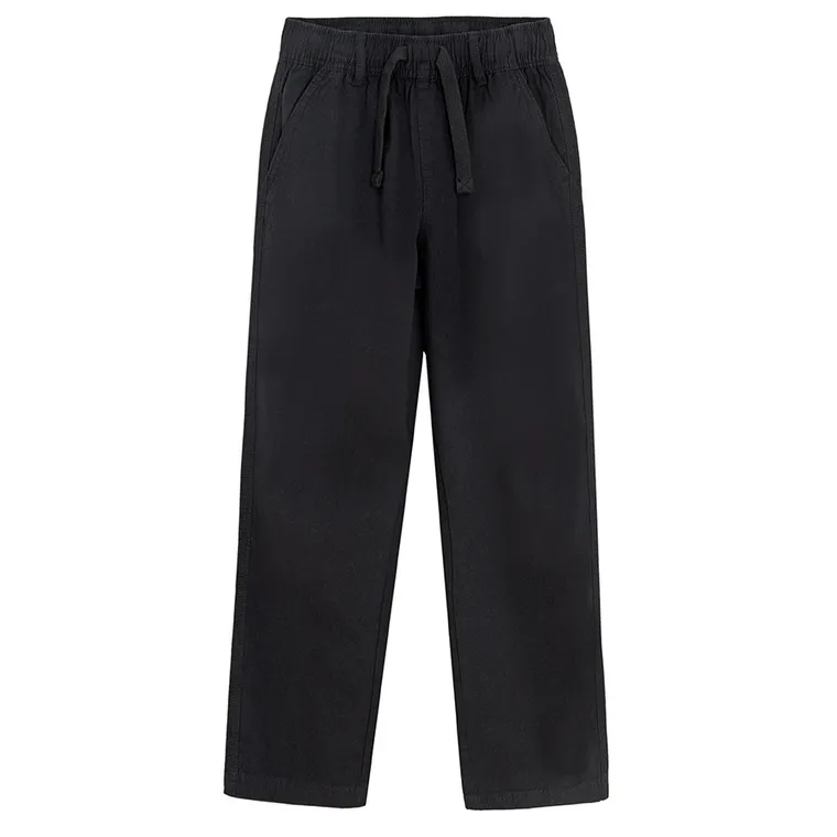 Cool Club, Pantaloni din material textil pentru baieti, relaxed, negru