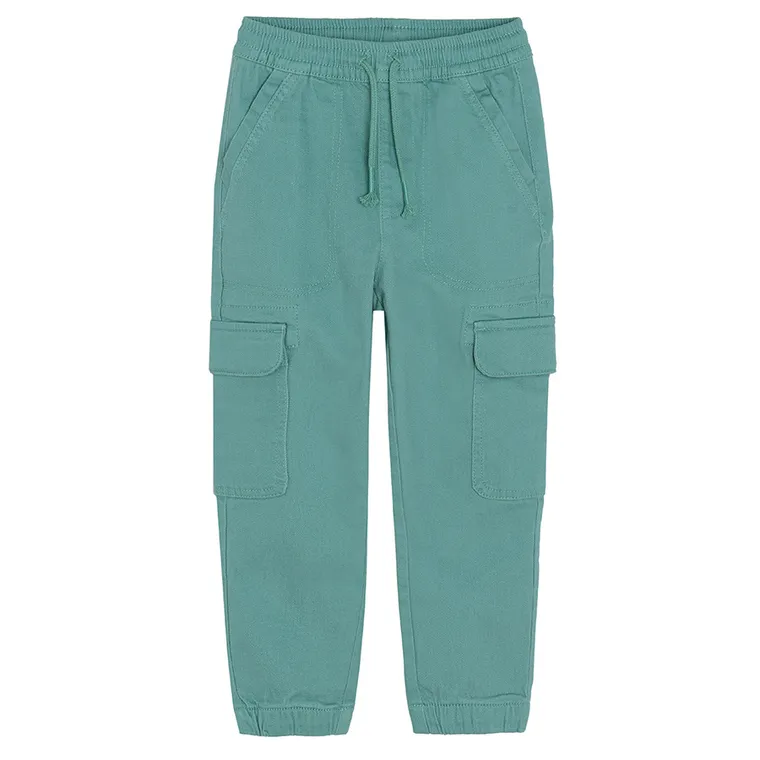 Cool Club, Pantaloni din material textil pentru baieti, turcoaz