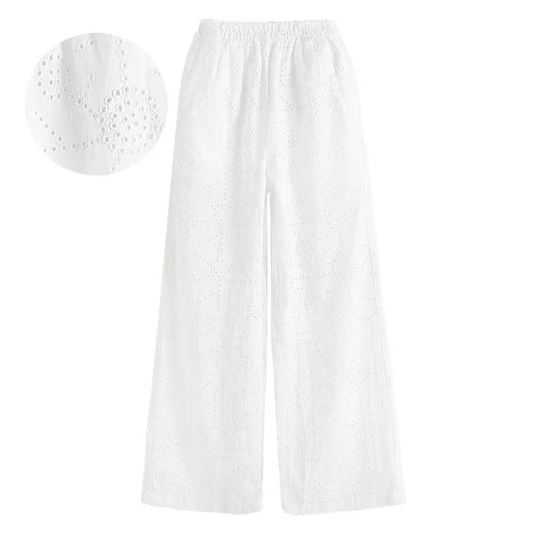 Cool Club, Pantaloni din material textil pentru fete, alb