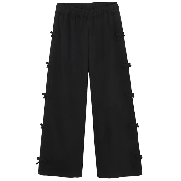Cool Club, Pantaloni din material textil pentru fete, culotte, negru