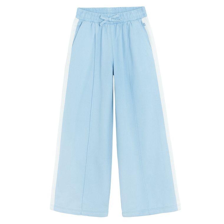 Cool Club, Pantaloni din material textil pentru fete, wide, albastru