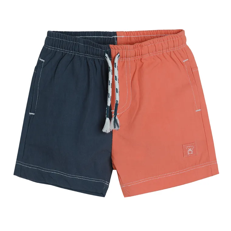 Cool Club, Pantaloni scurti pentru baieti, bluemarin-portocaliu