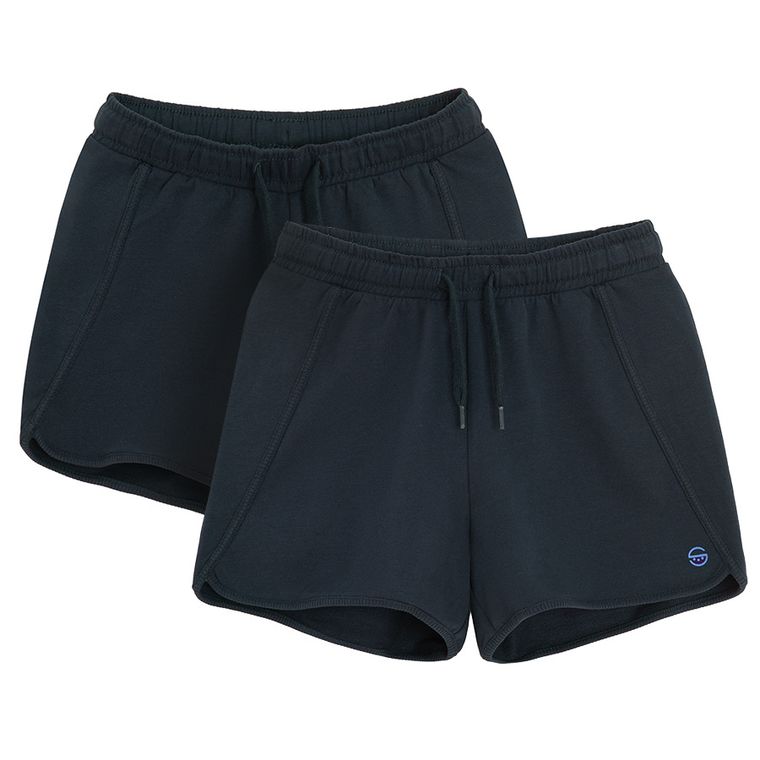 Cool Club, Pantaloni scurti pentru fete, albastru, set, 2 buc.