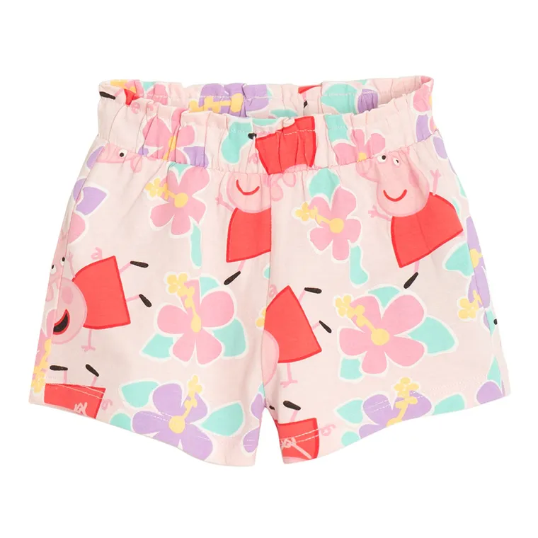 Cool Club, Pantaloni scurti pentru fete, roz, imprimeu Peppa Pig