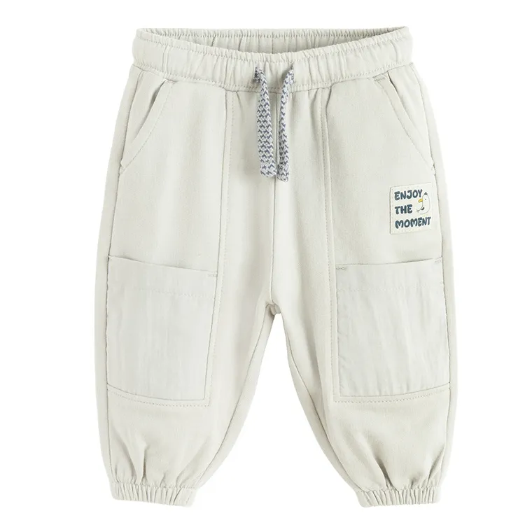 Cool Club, Pantaloni trening pentru baieti, bej