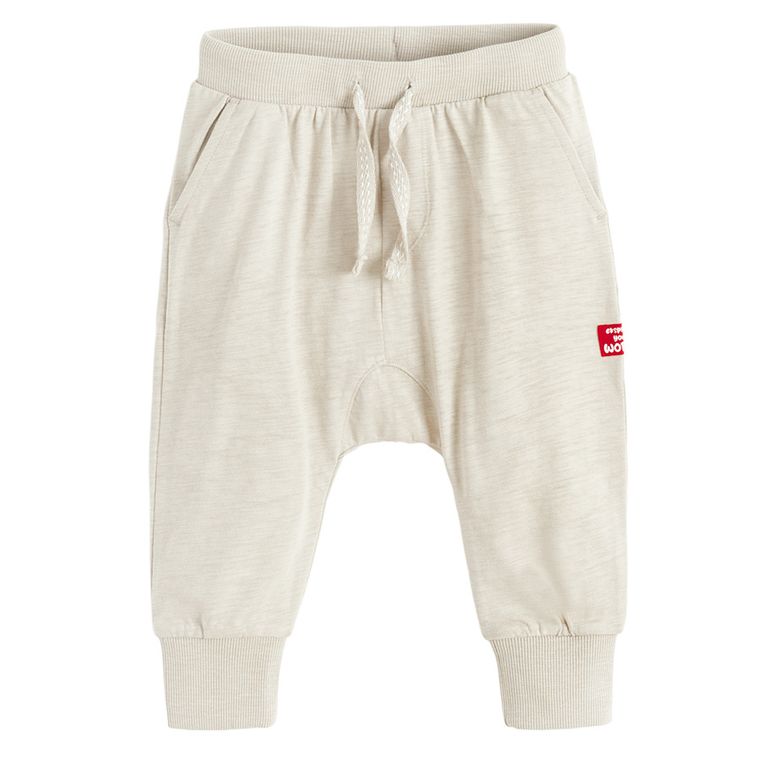 Cool Club, Pantaloni trening pentru baieti, bej