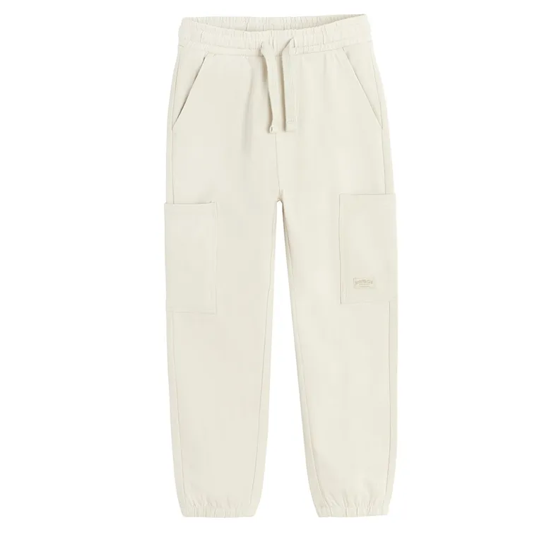 Cool Club, Pantaloni trening pentru baieti, bej deschis