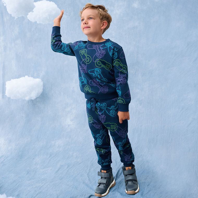 Cool Club, Pantaloni trening pentru baieti, bleumarin