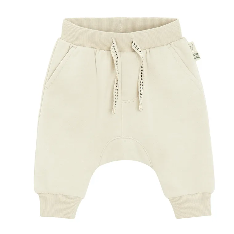Cool Club, Pantaloni trening pentru baieti, caldurosi, bej