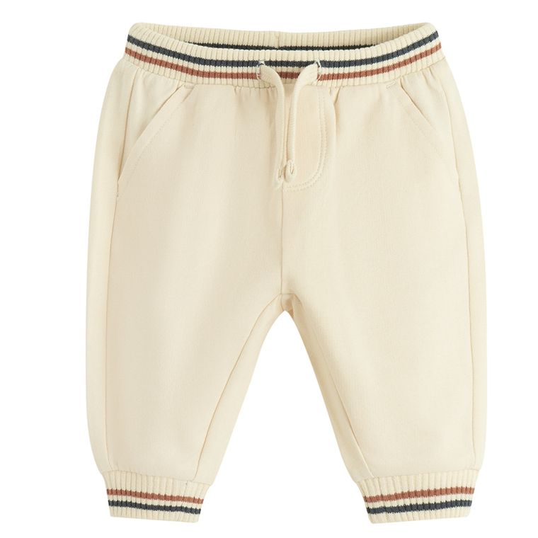 Cool Club, Pantaloni trening pentru baieti, ecru