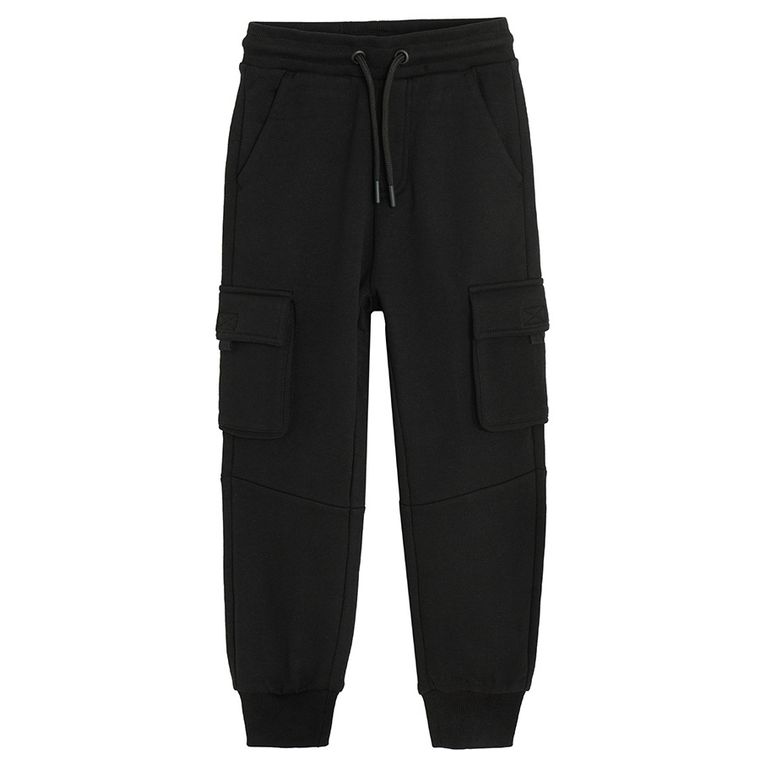 Cool Club, Pantaloni trening pentru baieti, negru