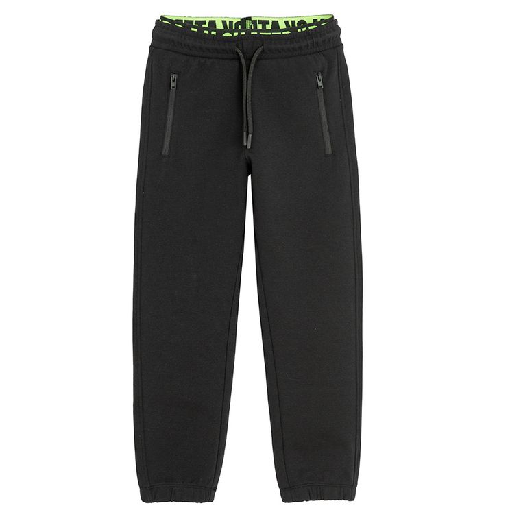 Cool Club, Pantaloni trening pentru baieti, negru
