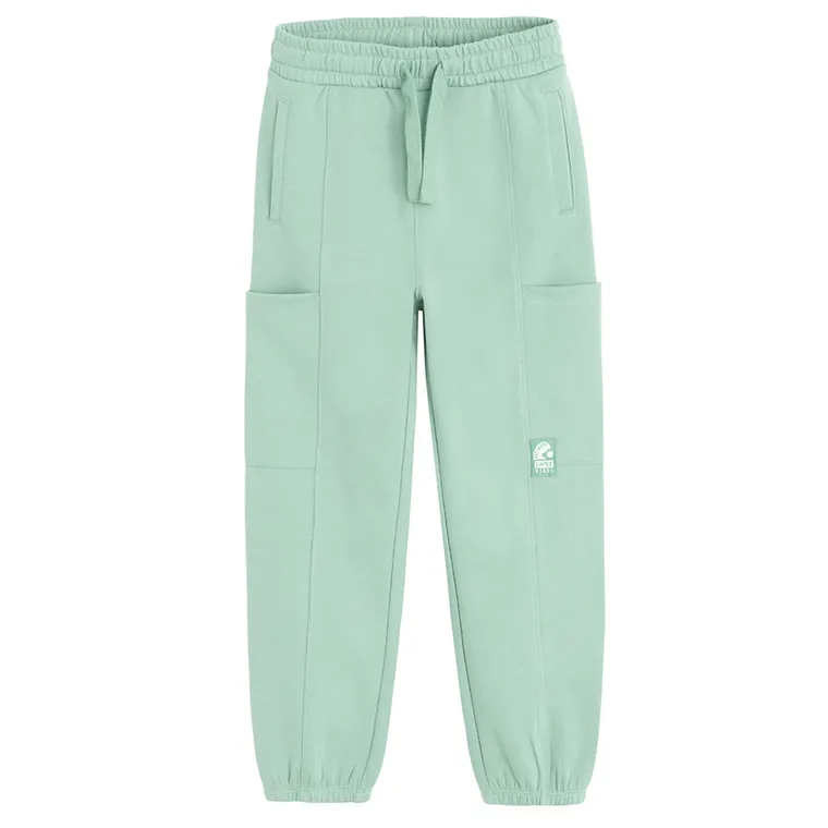 Cool Club, Pantaloni trening pentru baieti, relax, verde