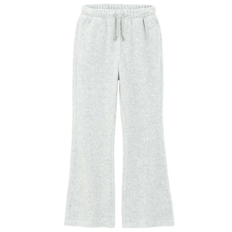 Cool Club, Pantaloni trening pentru fete, flare, velur, gri