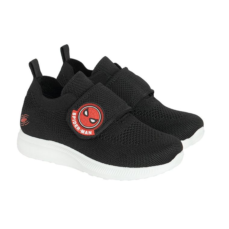 Cool Club, Pantofi sport pentru baieti, negru, imprimeu Spider-Man