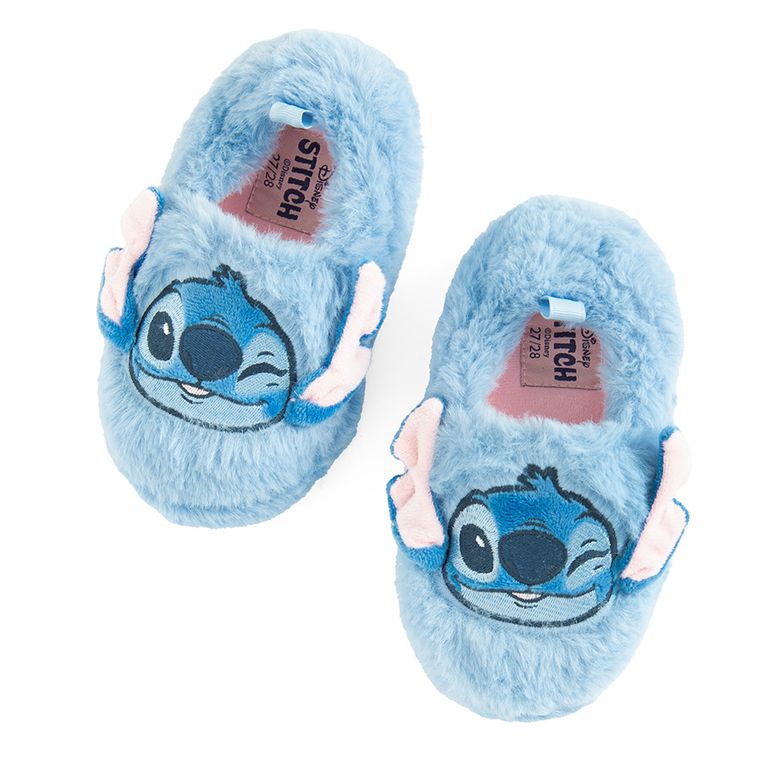 Cool Club, Papuci de casa pentru fete, albastru, imprimeu Lilo si Stitch