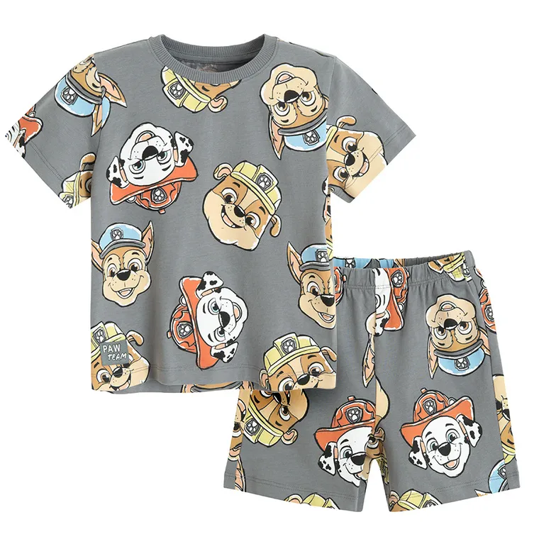 Cool Club, Pijama pentru baieti, gri, imprimeu Paw Patrol