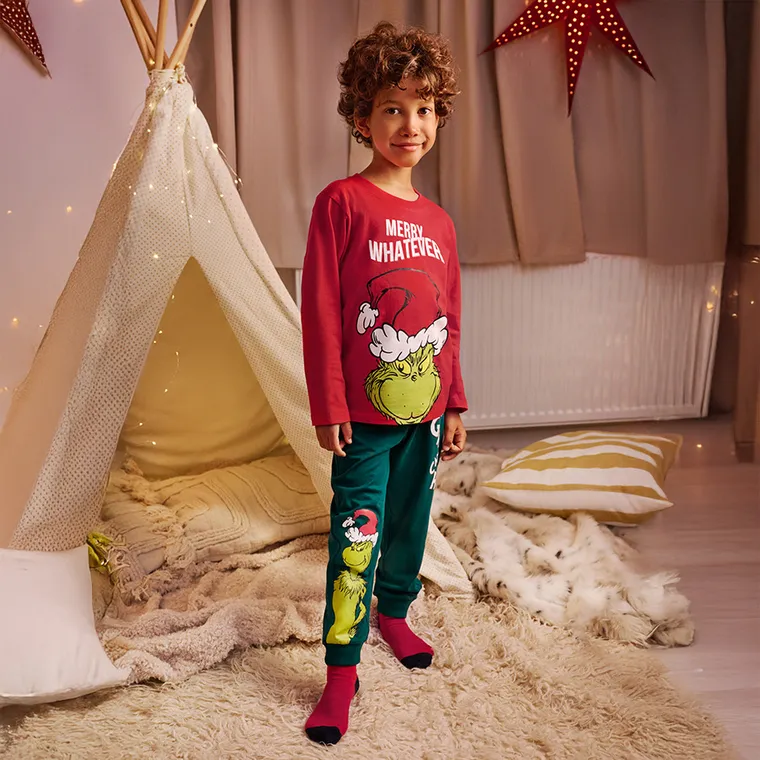 Cool Club, Pijama pentru baieti, mix, Grinch