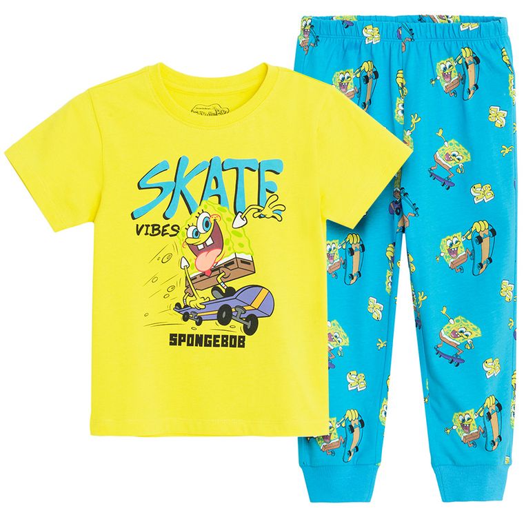 Cool Club, Pijama pentru baieti, mix, imprimeu SpongeBob