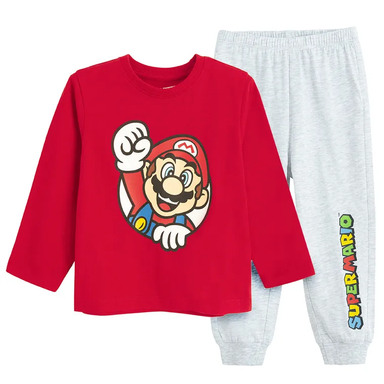 Cool Club, Pijama pentru baieti, mix, imprimeu Super Mario