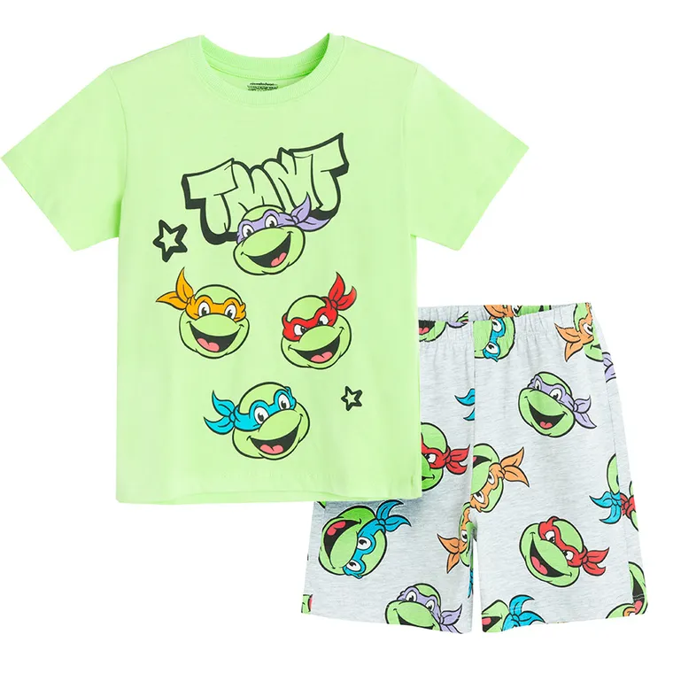 Cool Club, Pijama pentru baieti, mix, imprimeu Teenage Mutant Ninja Turtles