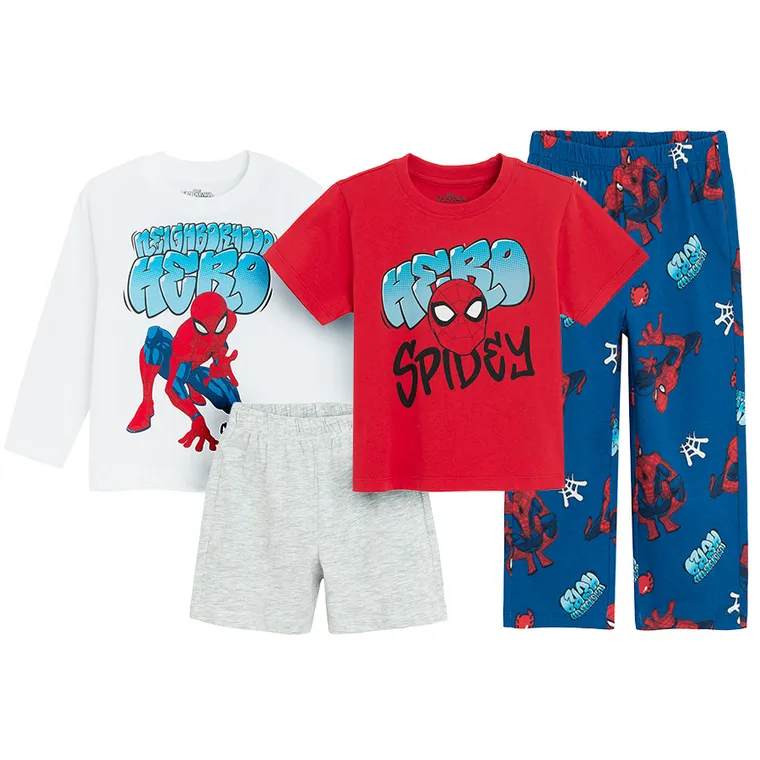 Cool Club, Pijama pentru baieti, mix, set, 2 buc., imprimeu Spider-Man