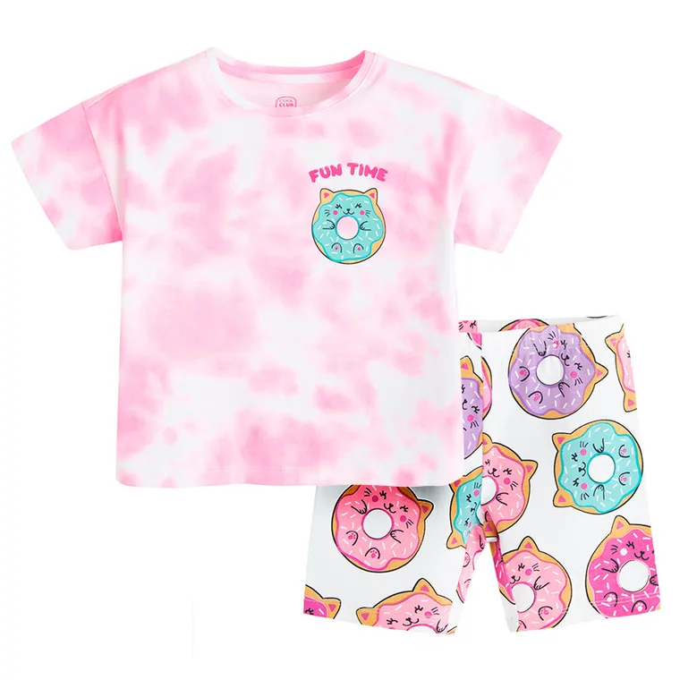 Cool Club, Pijama pentru fete, roz-alb