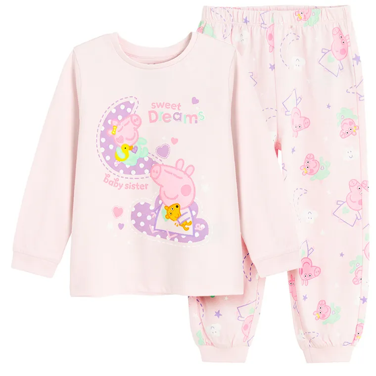 Cool Club, Pijama pentru fete, roz, imprimeu Peppa Pig