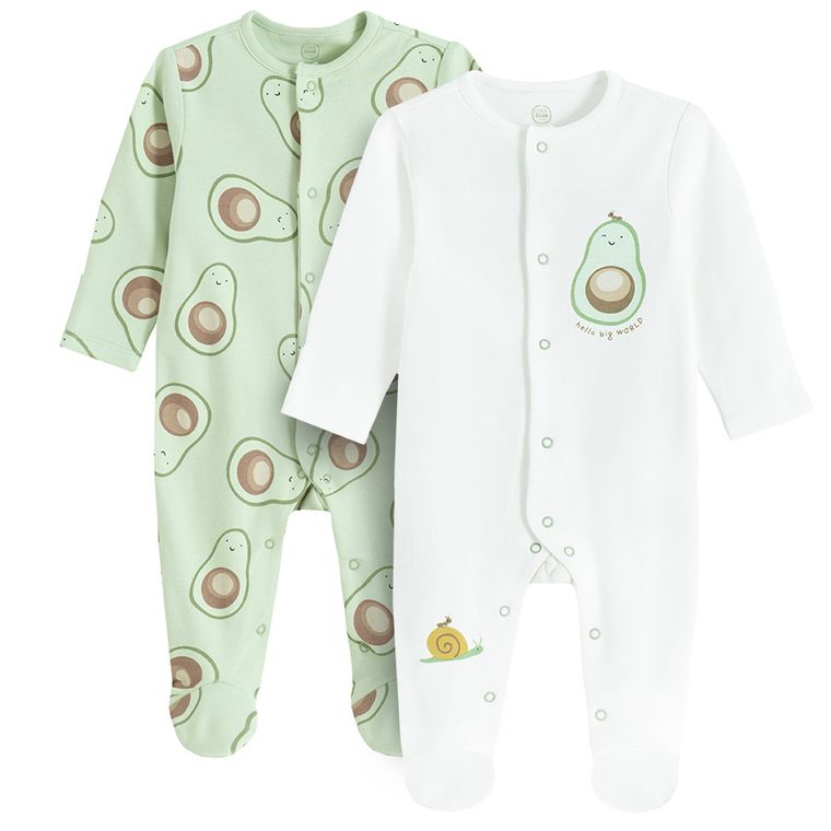 Cool Club, Pijama tip salopeta pentru bebelusi, mix, set, 2 buc.