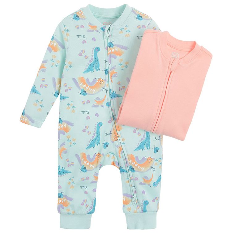 Cool Club, Pijama tip salopeta pentru fete, mix, set, 2 buc.