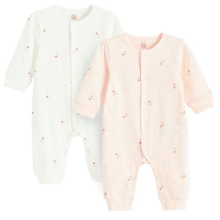 Cool Club, Pijama tip salopeta pentru fete, mix, set, 2 buc.