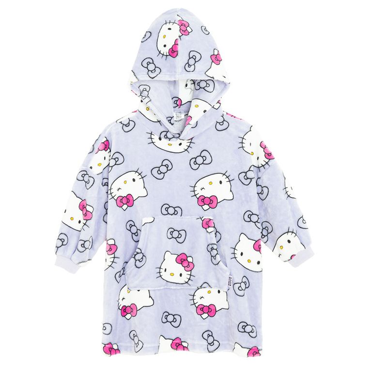 Cool Club, Poncho cu gluga pentru fete, violet, imprimeu Hello Kitty