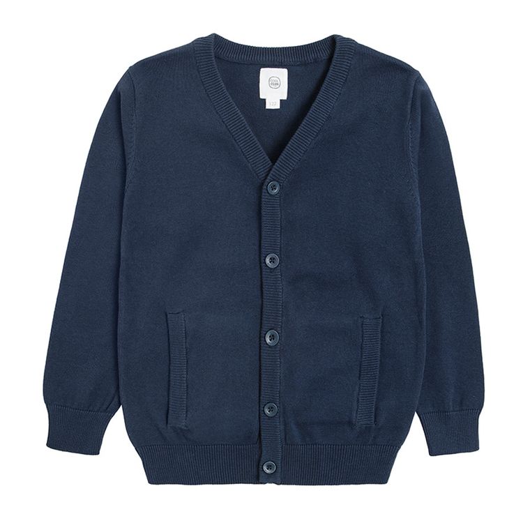 Cool Club, Pulover cu nasturi pentru baieti, culoare bleumarin