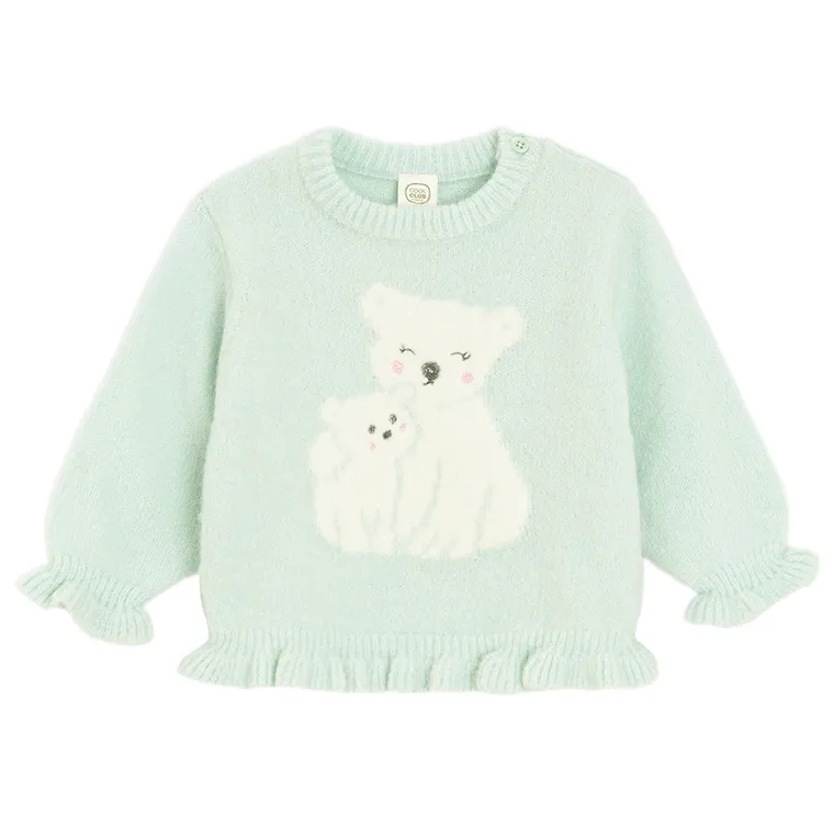 Cool Club, Pulover pentru fete, menta verde