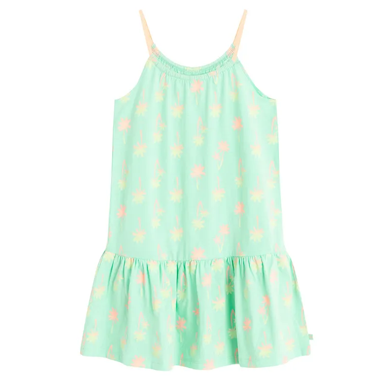 Cool Club, Rochie cu bretele pentru fete, menta verde