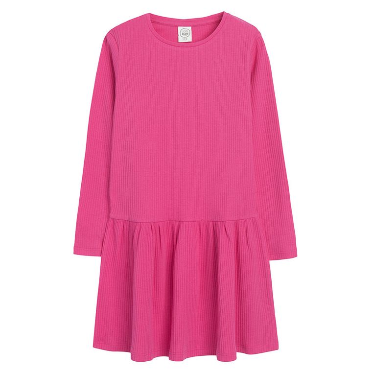 Cool Club, Rochie cu maneca lunga pentru fete, roz