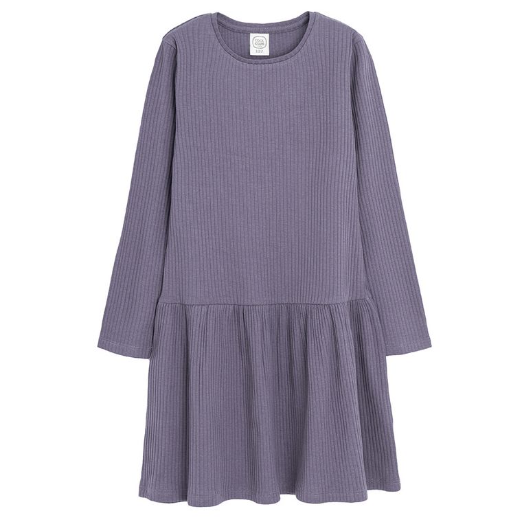Cool Club, Rochie cu maneca lunga pentru fete, violet