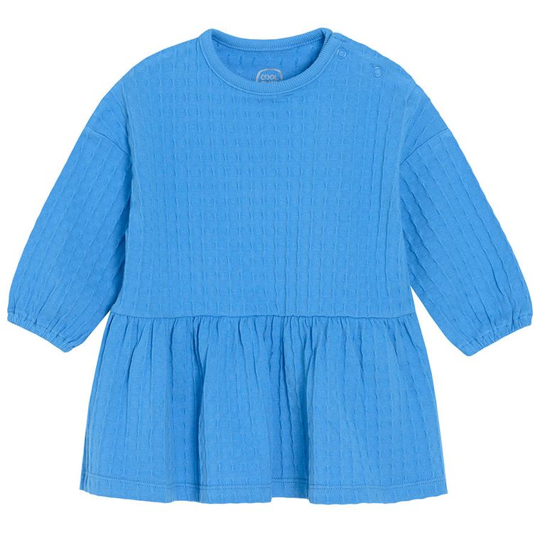 Cool Club, Rochie cu maneca scurta pentru fete, albastru