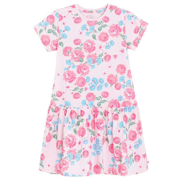 Cool Club, Rochie cu maneca scurta pentru fete, roz