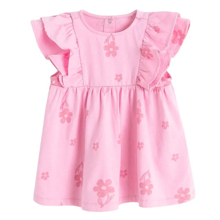 Cool Club, Rochie cu maneca scurta pentru fete, roz