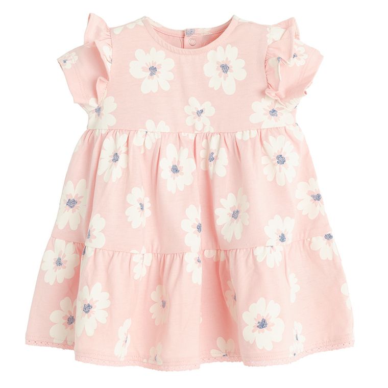 Cool Club, Rochie cu maneca scurta pentru fete, roz