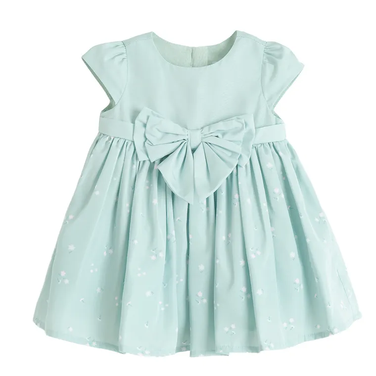 Cool Club, Rochie cu maneca scurta pentru fete, verde