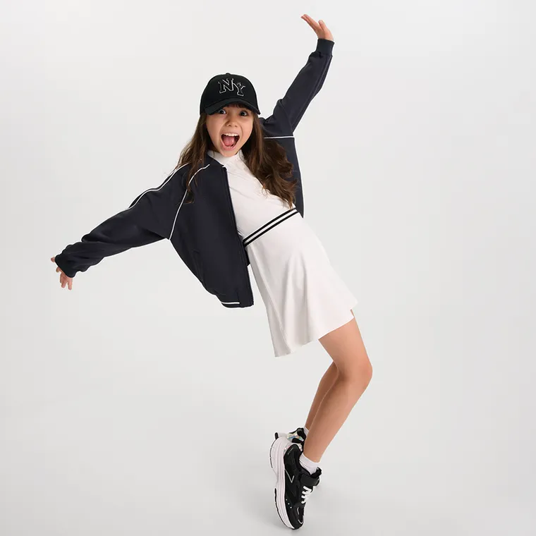 Cool Club, Rochie fara maneci pentru fete, alb