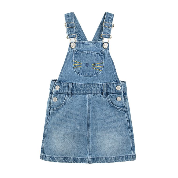 Cool Club, Rochie sarafan de blugi fete, denim, pisica