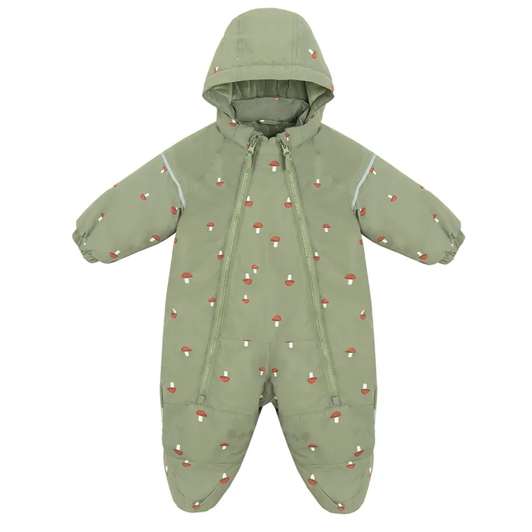 Cool Club, Salopeta cu gluga pentru baieti, calduroasa, verde