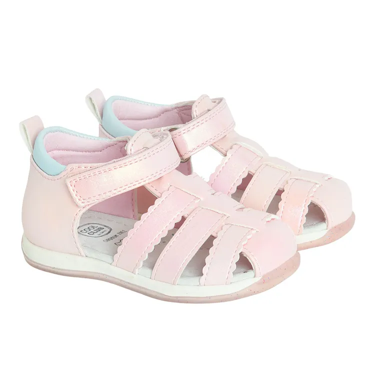 Cool Club, Sandale pentru fete, roz, brant din piele
