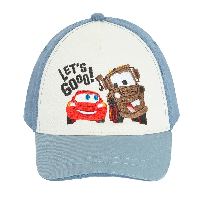 Cool Club, Sapca pentru baieti, albastru, imprimeu Cars
